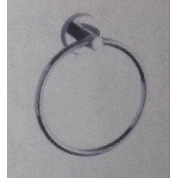 PORTE SERVIETTE ANNEAU INOX...