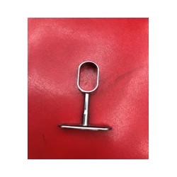 PAIRE SUPPORT TUBE CHR OVAL...